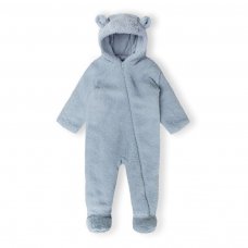 21BABYFUR 6B: Soft Sherpa Snowsuit (NB-9 Months)